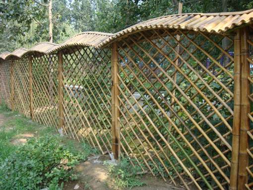 竹籬笆柵欄 竹籬笆柵欄