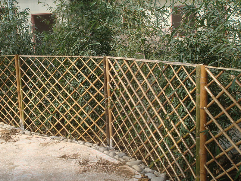 竹籬笆圍欄柵欄