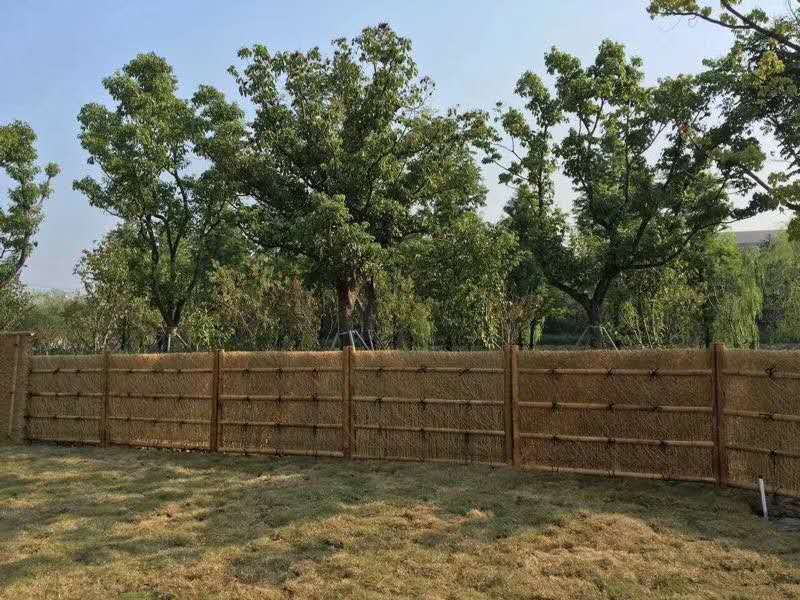 戶外菜園竹籬笆圍欄設計