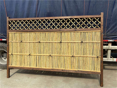 竹籬笆柵欄在層次色彩中有許多不一樣的地方!